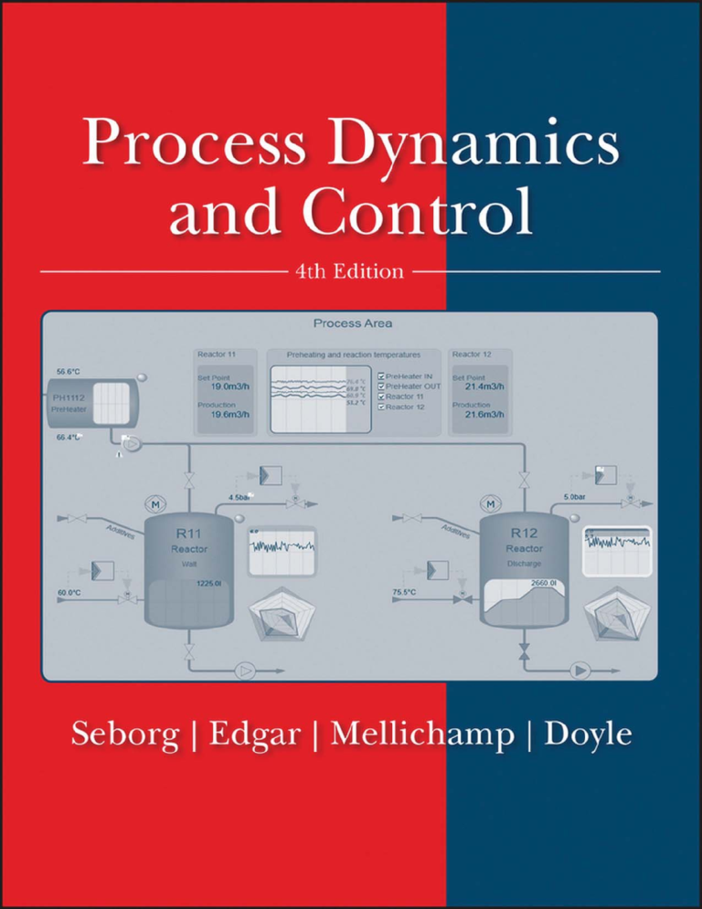 eBook PDF Process Dynamics and Control 4th Edition By Dale Seborg, Thomas Edgar, Duncan Mellichamp, Francis Doyle