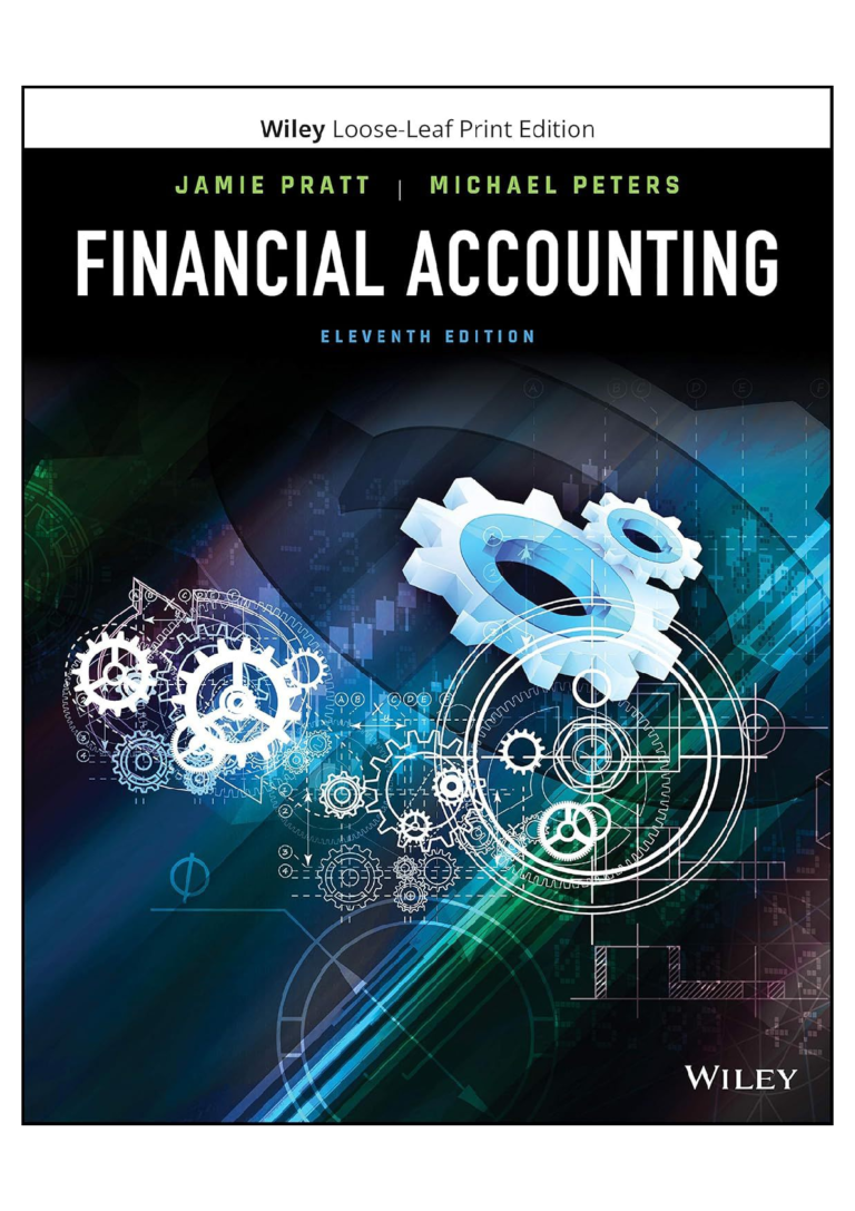 Solutions manual for Financial Accounting in an Economic Context, 11th Edition by Jamie Pratt and Michael F. Peters
