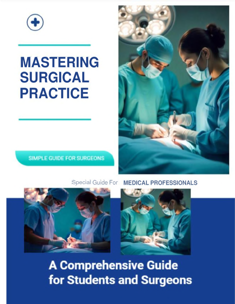 Mastering Surgical Practice: A Comprehensive Guide for Students and Surgeons 1st Edition 2024 by David Elliot