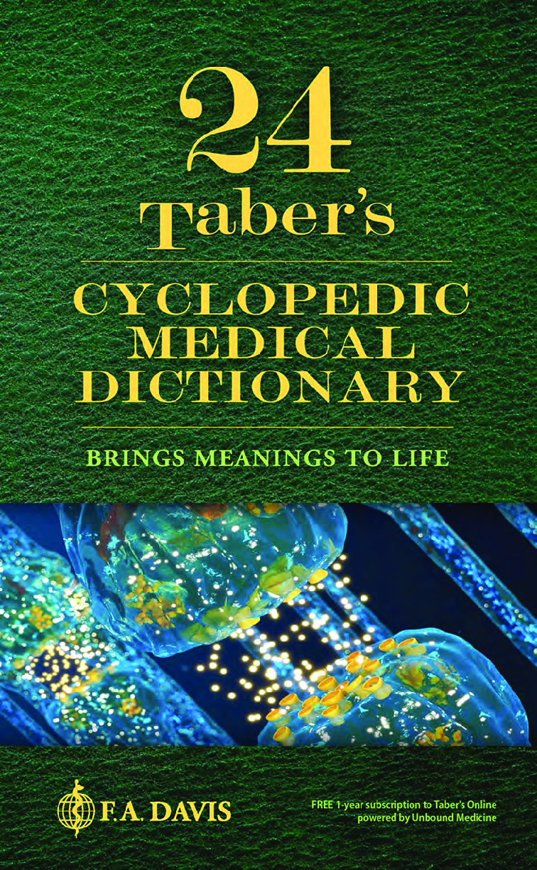 Taber’s Cyclopedic Medical Dictionary 24th Edition By Donald Venes