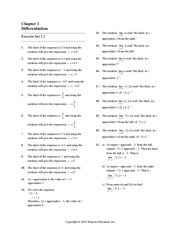 Solutions Manual For Calculus & Its Applications, 3rd Edition by Marvin L. Bittinger David J. Ellenbogen Scott A. Surgent Gene Kramer