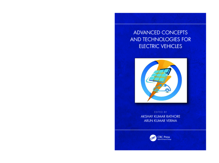 Advanced Concepts and Technologies for Electric Vehicles (1st Edition) by Akshay Kumar Rathore ISBN13: 9781032360737
