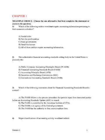 Test Bank for Accounting: What the Numbers Mean 13th Edition by Marshall, McManus, Viele