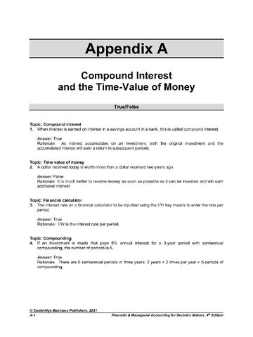 TEST BANK for Financial & Managerial Accounting for Decision Makers, 4th Edition by Hanlon, Magee, Pfeiffer, Dyckman