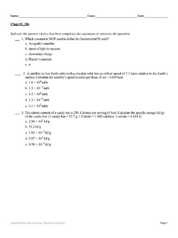 Quantitative Chemical Analysis, 10th Edition by Daniel Harris TEST BANK