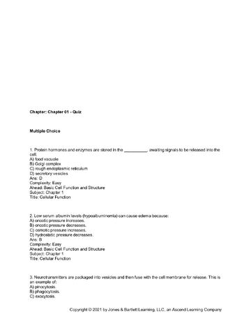 Test Bank for Applied Pathophysiology for the Advanced Practice Nurse, 1st Edition, 1e by Lucie Dlugasch, Lachel Story TEST BANK
