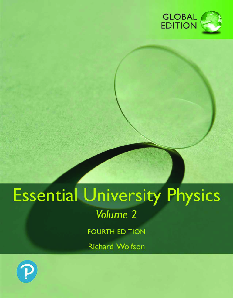 Essential University Physics 4th Global Edition Volume 2 By Richard Wolfson
