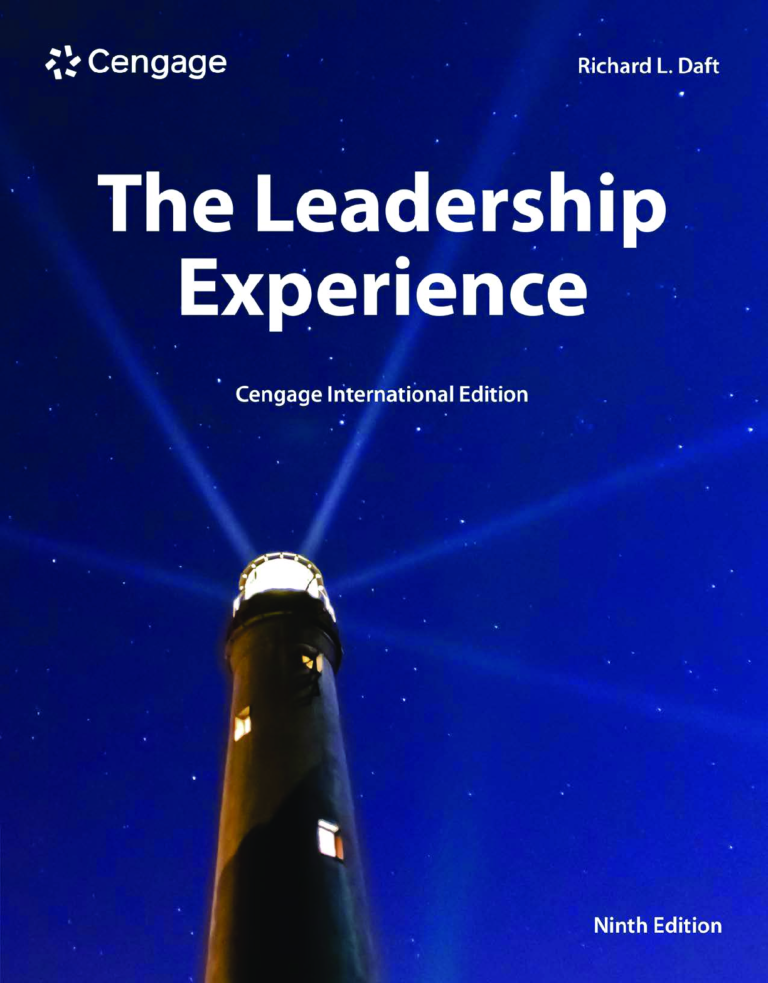 The Leadership Experience 9th Edition By Richard L. Daft