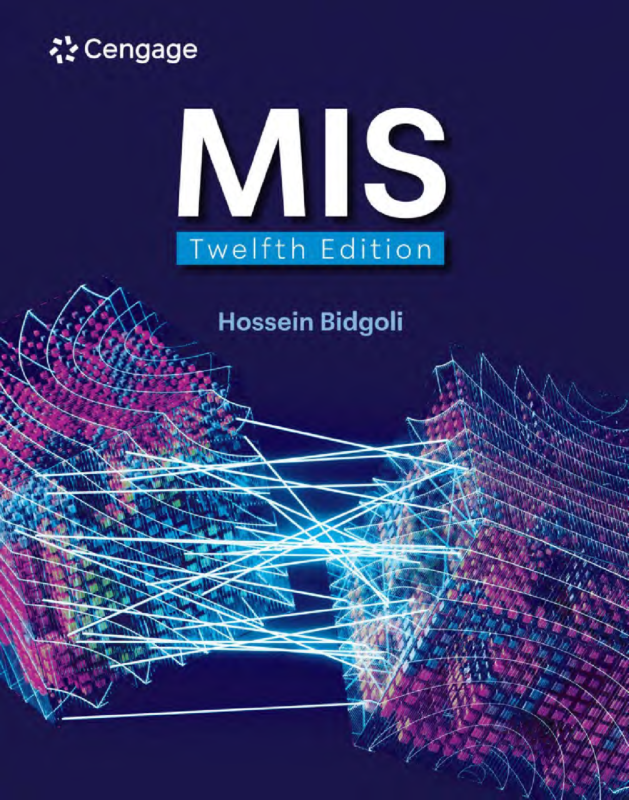 MIS 12th Edition By Hossein Bidgoli