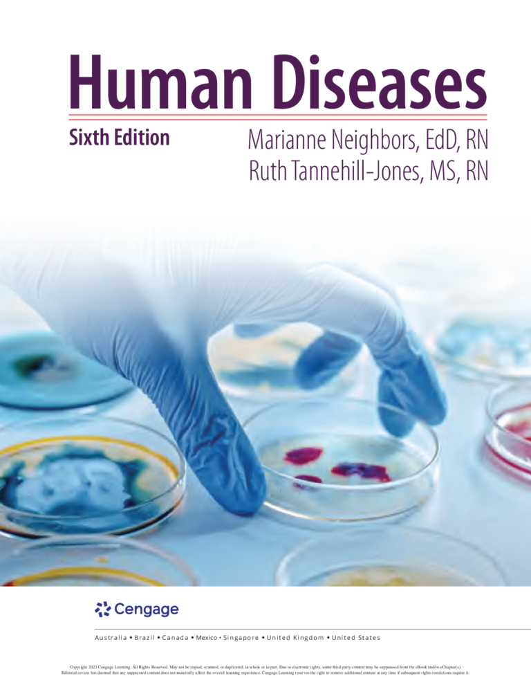 Human Diseases 6th Edition By Marianne Neighbors, Ruth Tannehill-Jones