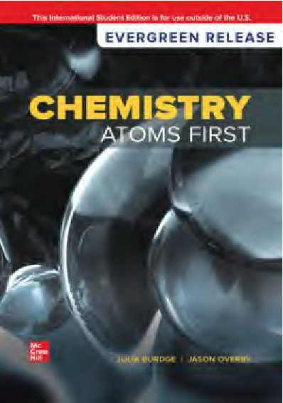 ISE Chemistry Atoms First 2026 Evergreen Release By Julia Burdge, Jason Overby