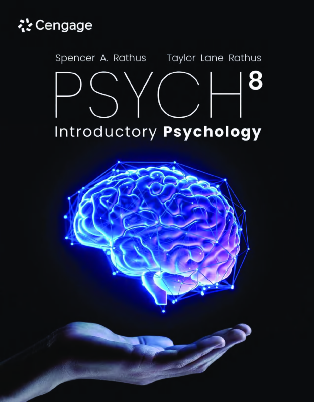 PSYCH 8 Introductory Psychology By Spencer A. Rathus, Taylor Lane Rathus