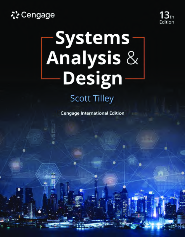 Systems Analysis and Design 13th Edition By Scott Tilley
