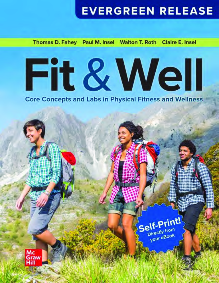 Fit Well Core Concepts and Labs in Physical Fitness and Wellness 2026 EverGreen Release By Thomas Davin Fahey, Paul M. Insel