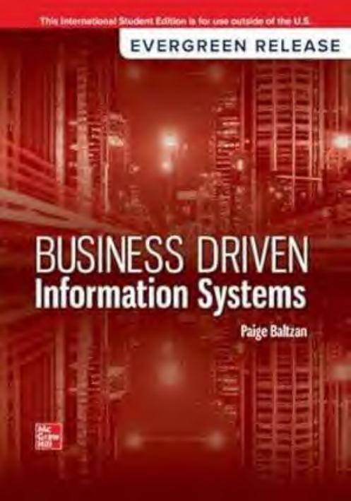 ISE Business Driven Information Systems 2026 Evergreen Release By Paige Baltzan