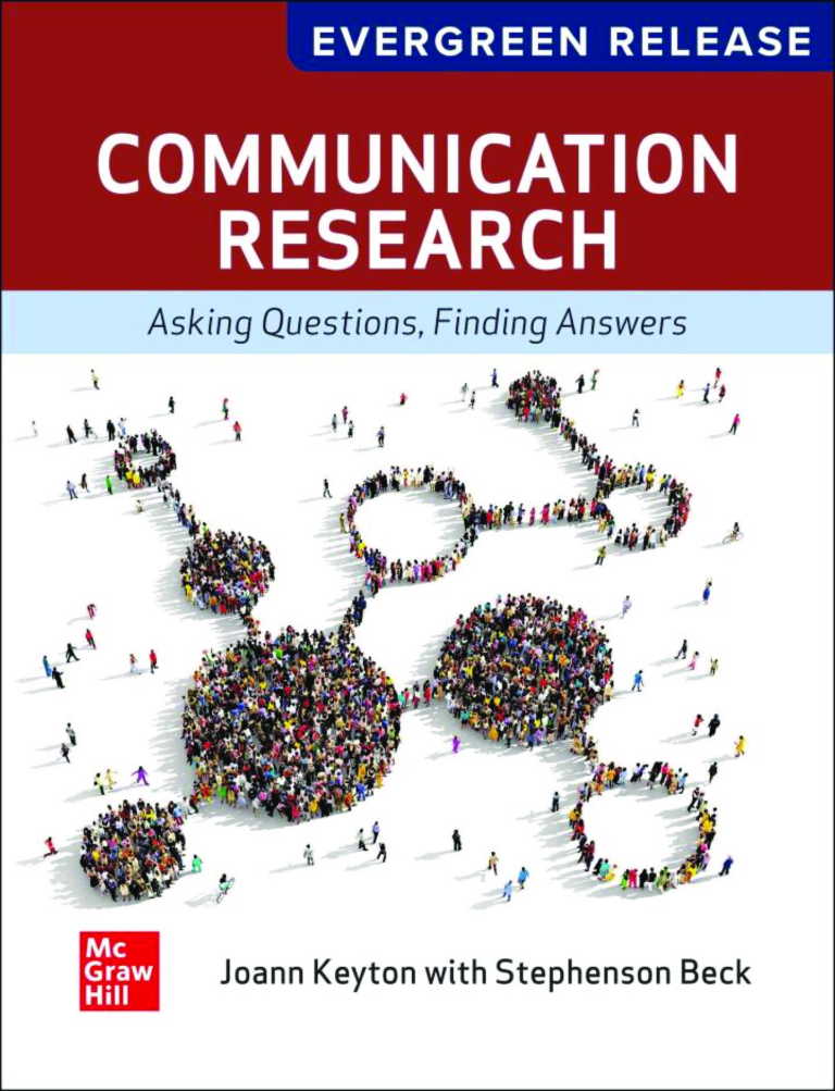 Communication Research Asking Questions Finding Answers 2026 EverGreen Release By Joann Keyton Stephenson J. Beck