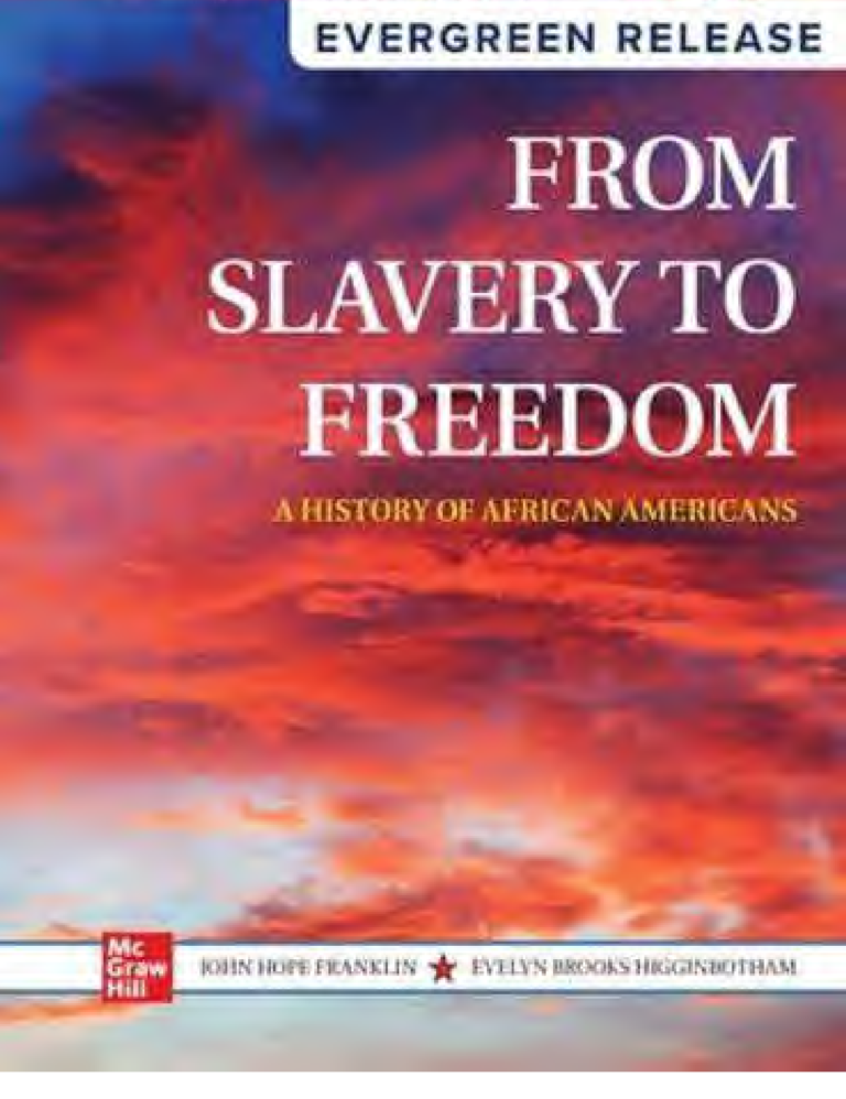 From Slavery to Freedom A History of African Americans 2026 EverGreen Release By John Hope Franklin
