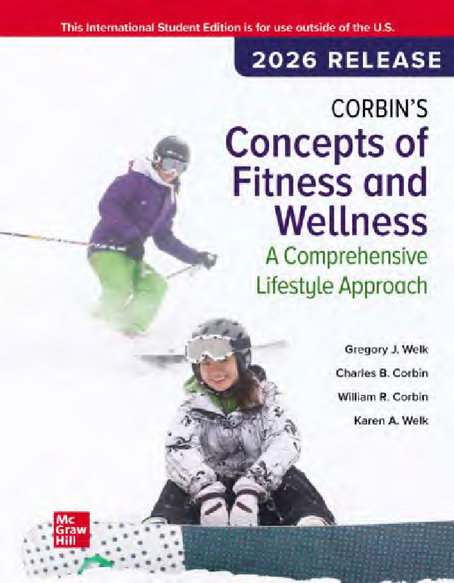 ISE Corbins Concepts of Fitness and Wellness: A Comprehensive Lifestyle Approach 2026 Release By Gregory J. Welk, Charles B. Corbin