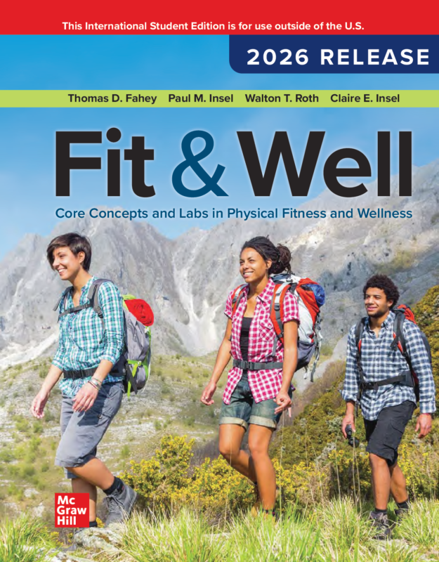 Fit Well Core Concepts and Labs in Physical Fitness and Wellness 2026 Release ISE By Thomas Davin Fahey, Paul M. Insel