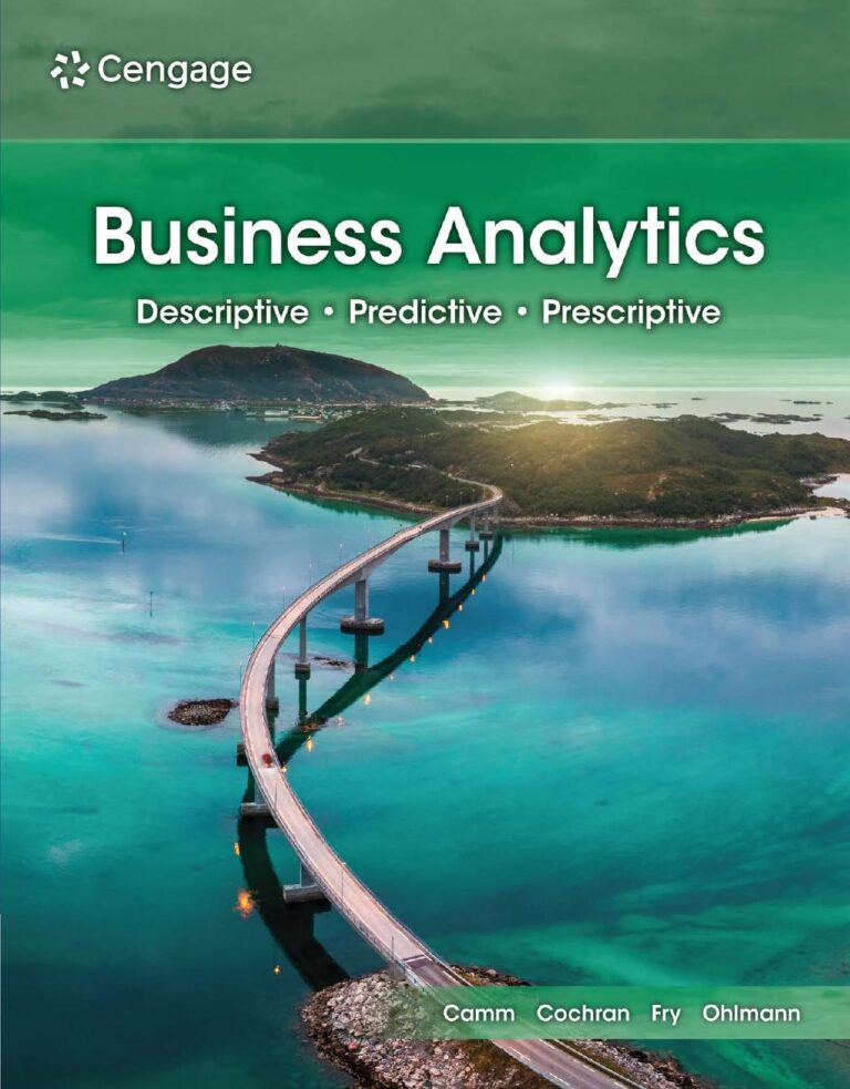 Business Analytics By Camm Jeffrey D.Cochran, James J.Fry