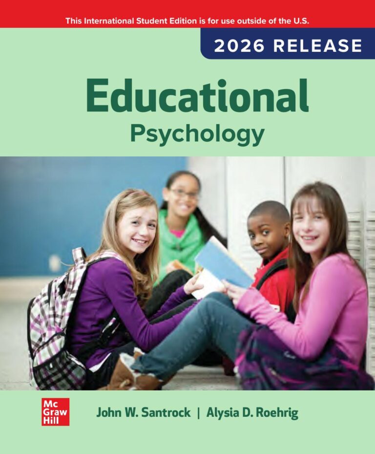 Educational Psychology 2026 Release By John W. Santrock, Alysia D. Roehrig