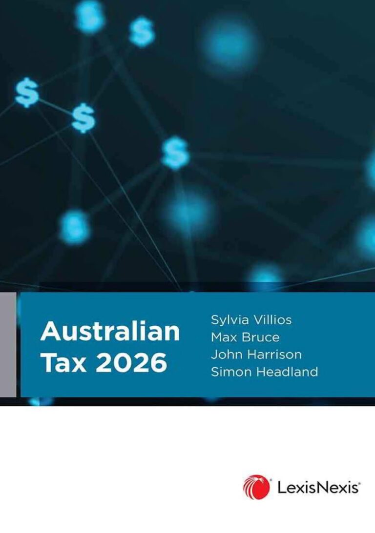 eBook PDF OCR Australian Tax 2026 1st Edition By Sylvia Villios, John Harrison, Max Bruce, Simon Headland