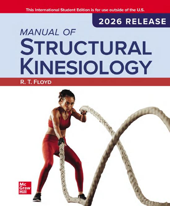 Manual of Structural Kinesiology ISE 2026 Release By R .T. Floyd