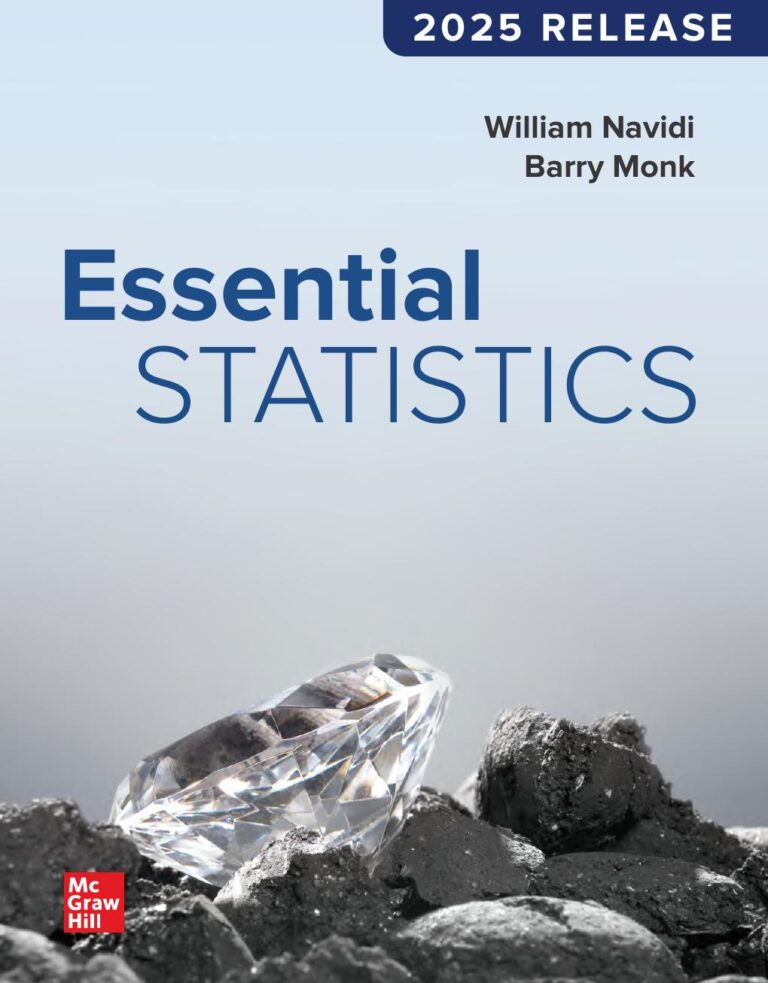 Essential Statistics 2025 Release By William Navidi