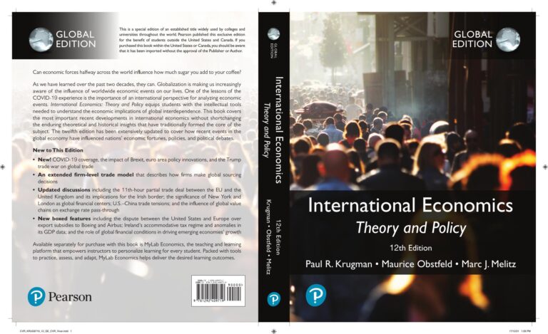 International Economics: Theory and Policy 12th Global Edition Paul Krugman, Maurice Obstfeld, Marc Melitz | eBook