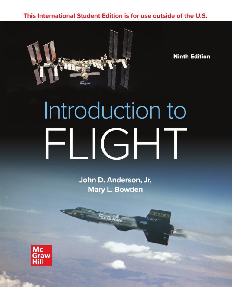 Introduction to Flight 9th Edition ISE By John D. Anderson Jr., Mary L. Bowden eBook