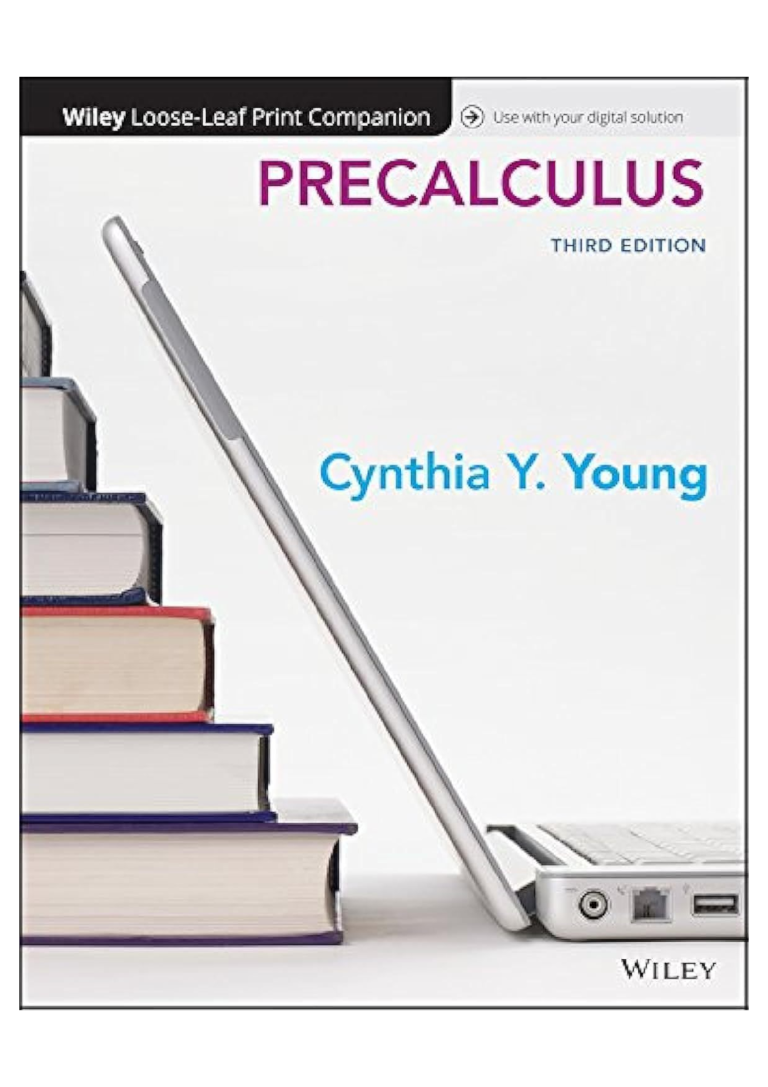 Solutions manual for Precalculus, 3rd Edition by Cynthia Y. Young