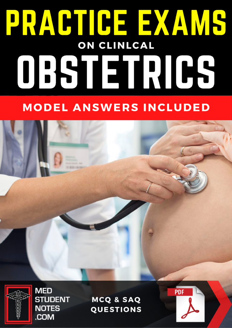CLINICAL OBSTETRICS Practice Exams multiple-choice (MCQ) and shortanswer (SAQ) For Nursing, Medical, PRE-MED, USMLE OR PA Students