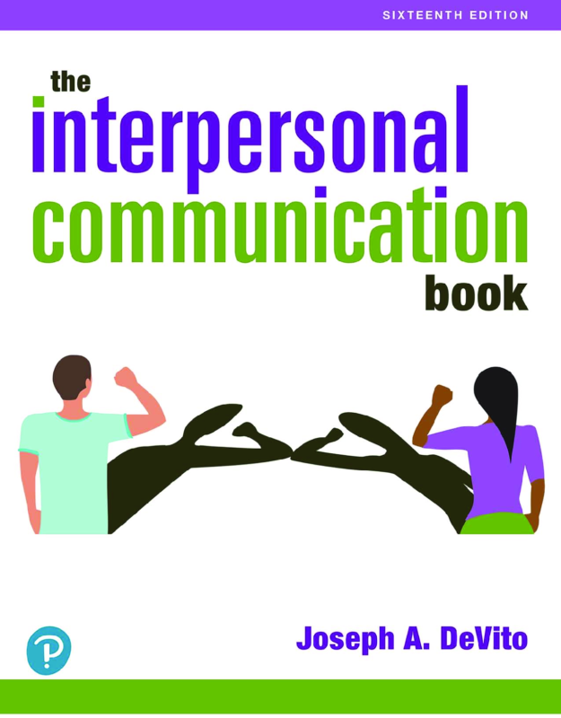 [eBook] [PDF] The Interpersonal Communication Book 16th Edition By Joseph DeVito
