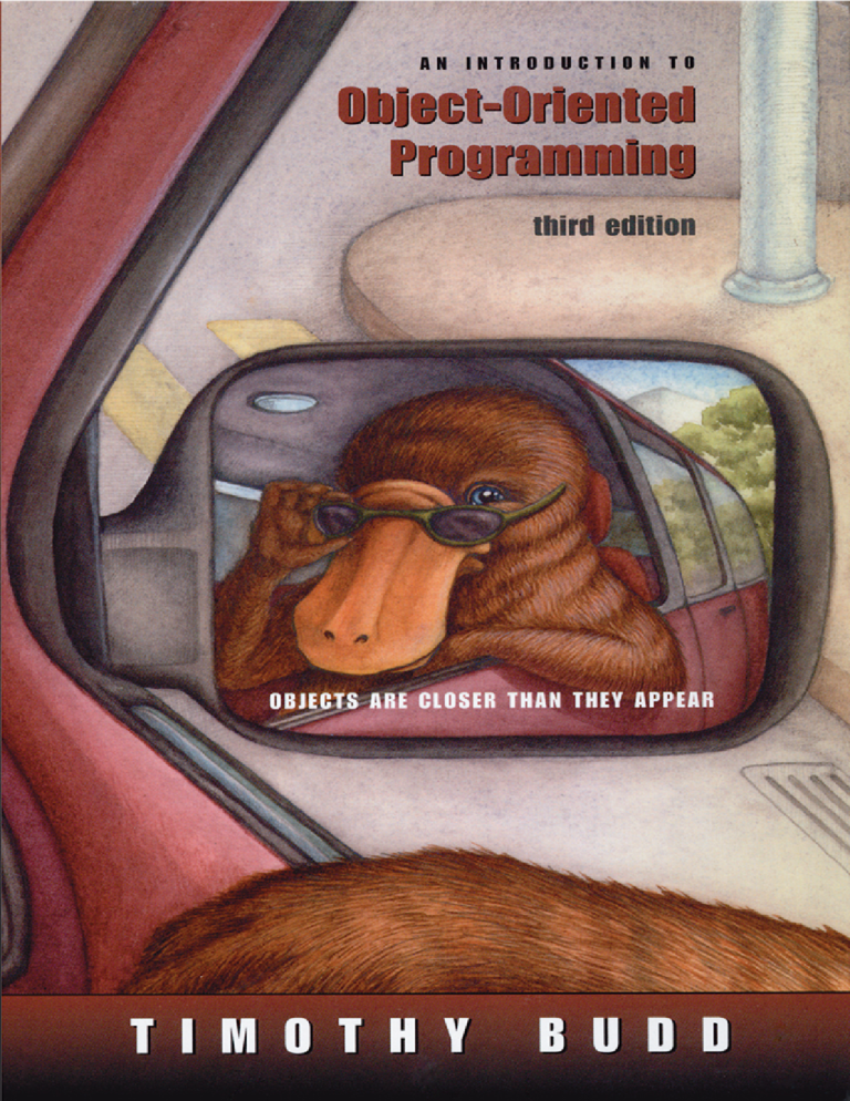 [eBook] [PDF] An Introduction to Object Oriented Programming 3rd Edition By Timothy A. Budd