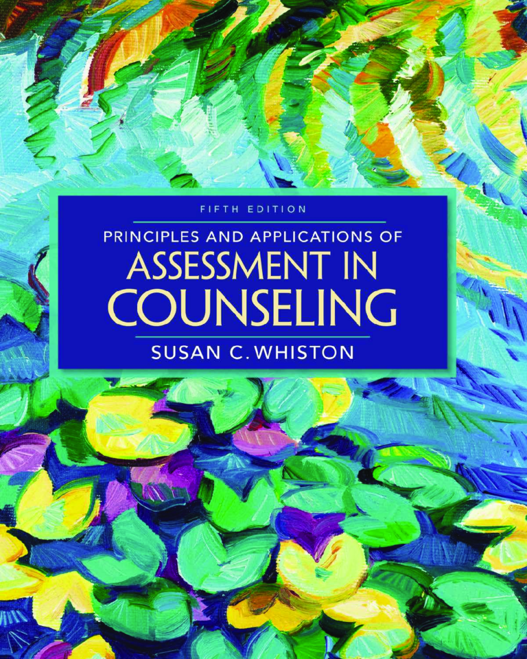 eBook Principles and Applications of Assessment in Counseling 5th Edition By Susan C. Whiston