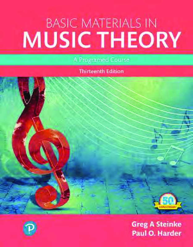 eBook Basic Materials in Music Theory A Programed Approach 13th Edition By Greg Steinke, Paul Harder
