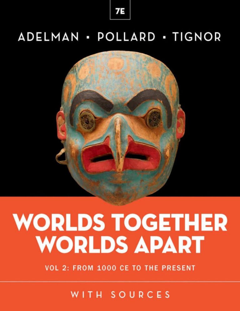Worlds Together, Worlds Apart (Volume 2), 7th Edition By Jeremy Adelman, Elizabeth Pollard, Robert Tignor