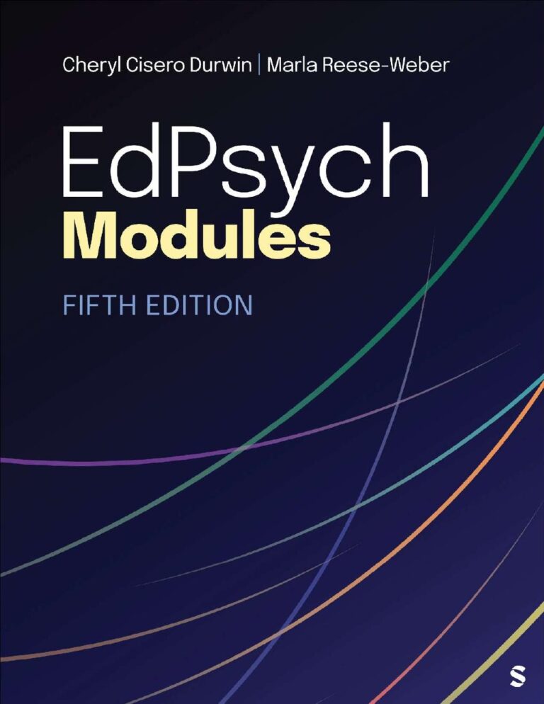 EdPsych Modules 5th Edition By Cheryl Cisero Durwin, Marla Reese-Weber