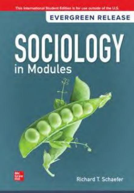 Sociology in Modules 2025 EverGreen Release By Richard Schaefer