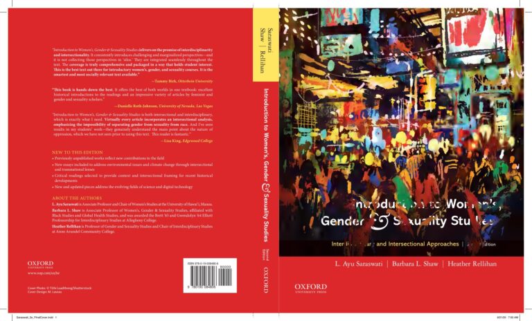 Introduction to Women’s, Gender and Sexuality Studies Interdisciplinary and Intersectional Approaches 2nd Edition By Ayu Saraswati, Barbara Shaw, Heather Rellihan