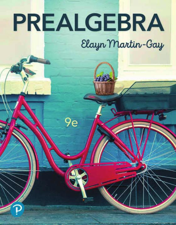 Prealgebra 9th Edition By Elayn Martin-Gay