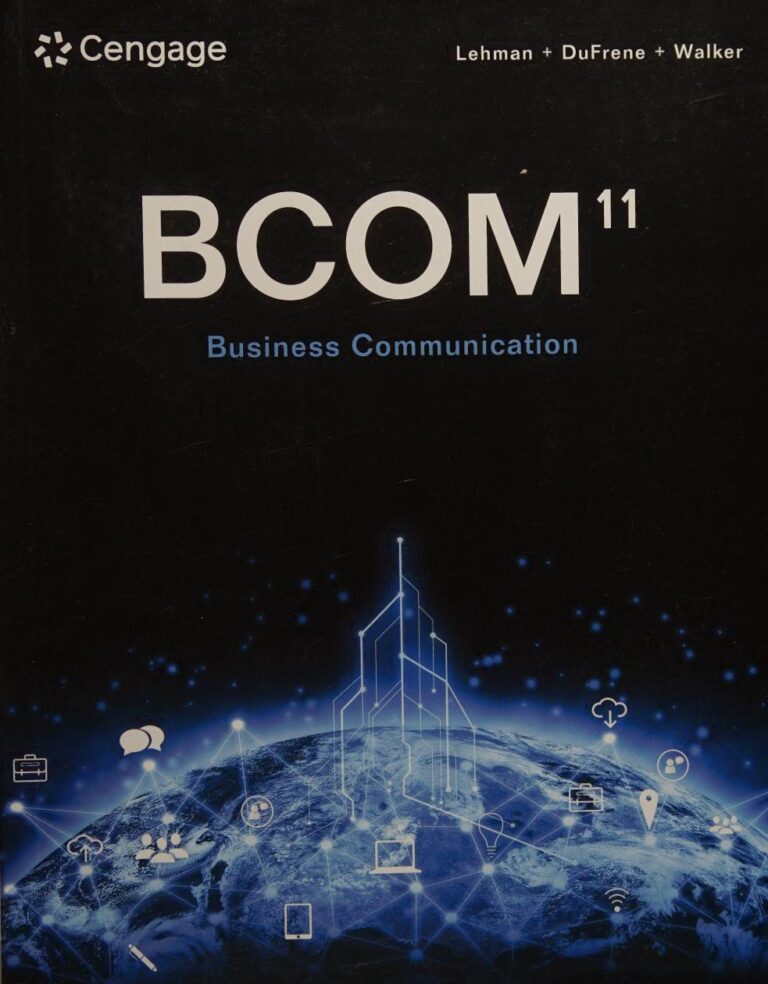 BCOM 11 Business Communication 11th Edition By Carol M. Lehman, Debbie D. DuFrene