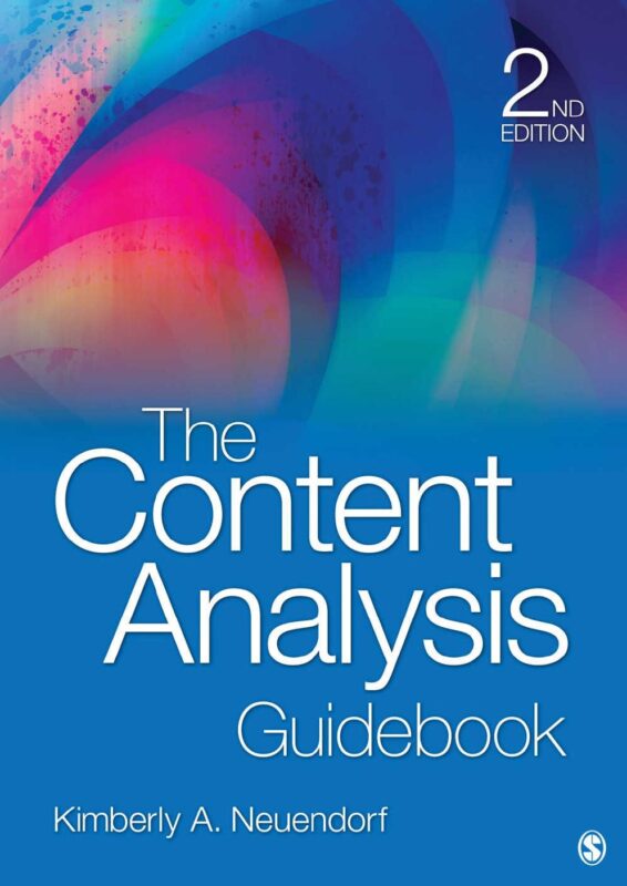 The Content Analysis Guidebook 2nd Edition By Kimberly A Neuendorf