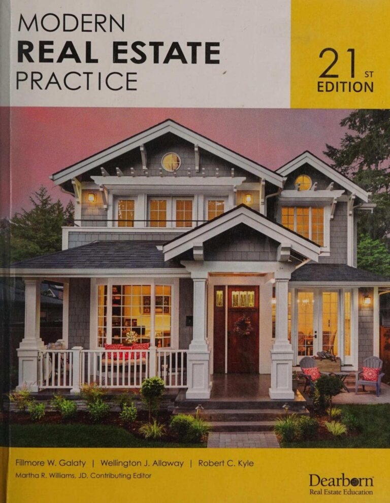 Modern Real Estate Practice 21st Edition By Fillmore Galaty, Wellington Allaway, Robert Kyle, Martha Williams, Contributing