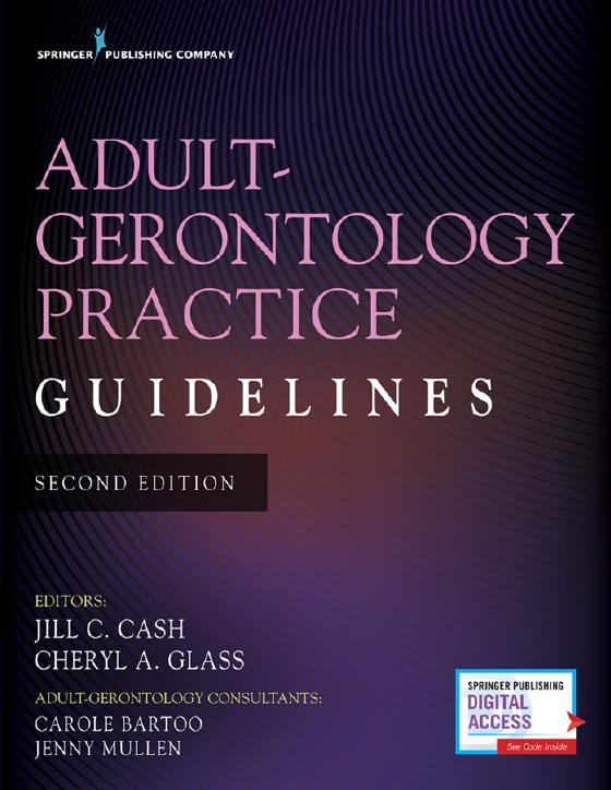 Adult Gerontology Practice Guidelines 2nd Edition By Cheryl Anne Glass, Jill C Cash